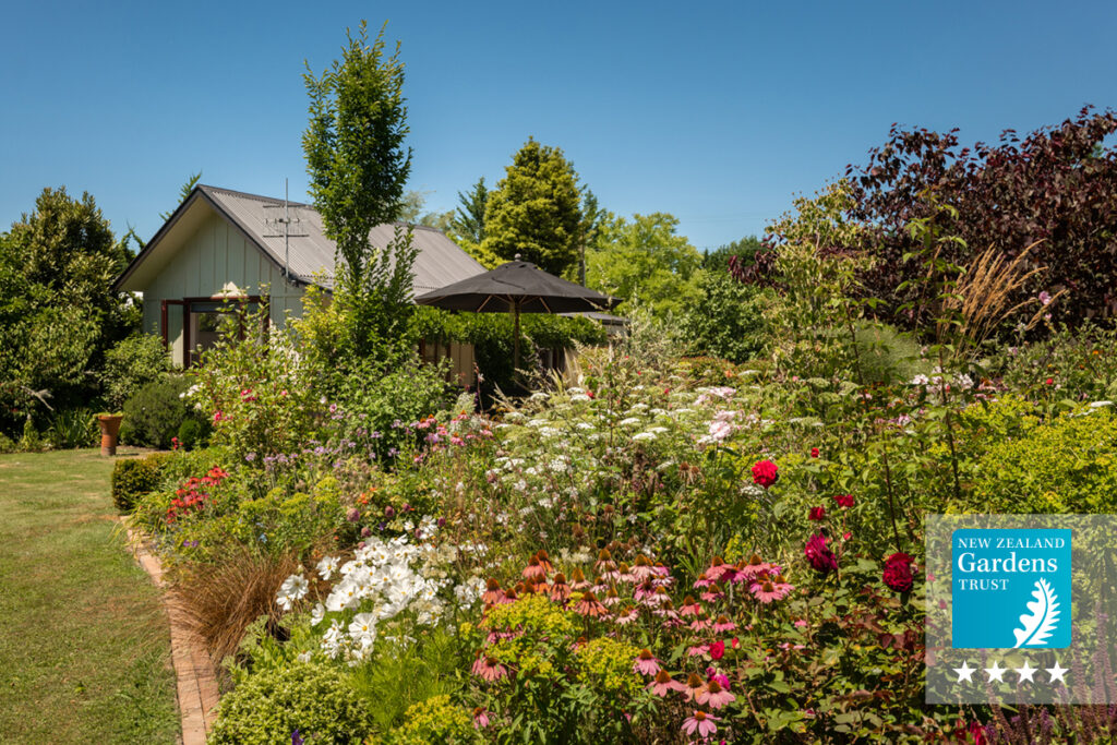A beautiful cottage garden